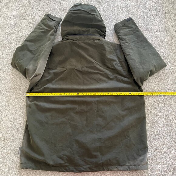 Vintage Rugged Elements Barn Work Utility Olive Green Birding Farm Coat XXL - Picture 10 of 10
